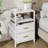 Nightstand With 2 Drawers, Bedside Table, Modern End Side Table For Bedroom