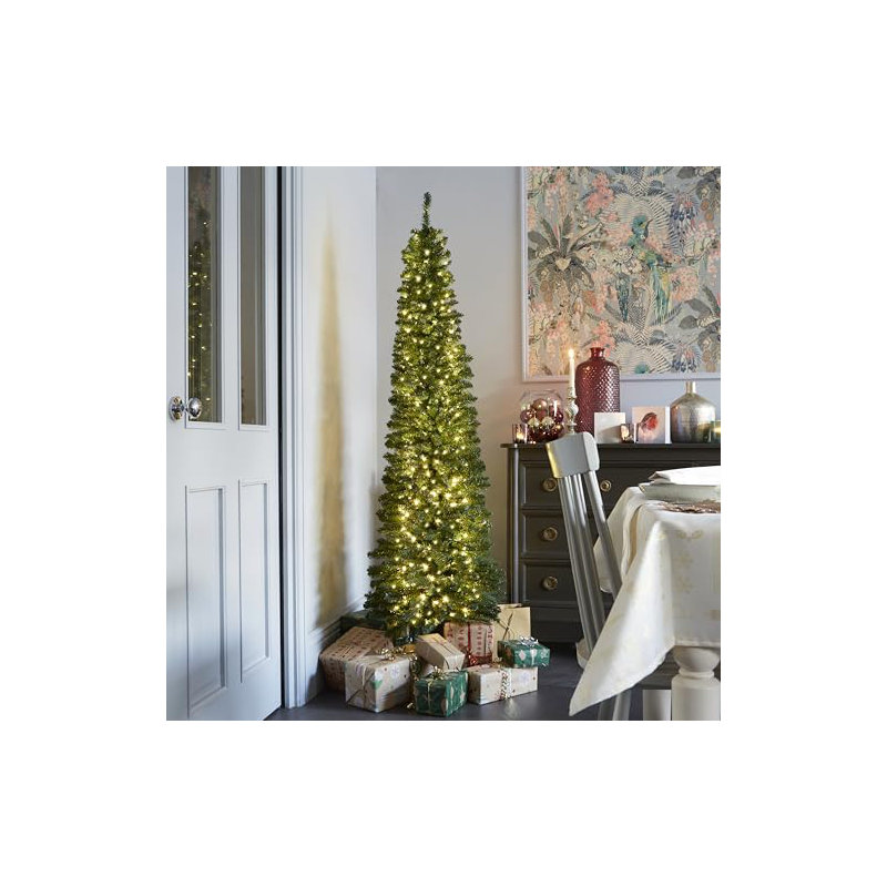 84cm H Lighted Artificial Fir Christmas Tree