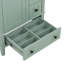 Meuble-lavabo vert clair 24 po avec lavabo intégré en céramique-1006918993