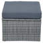 Lit de jour d'extérieur rectangulaire en osier avec coussins Xanthe-1253568790