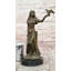Mythological Goddess with Bird Bronze Sculpture - Celtic Norse Numbered Signed Art