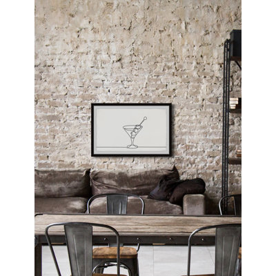 Cocktail Line - cadre photo, reproduction de dessin