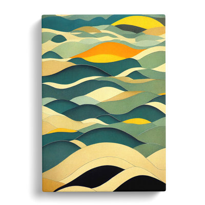 Seascape Abstract Vol.3 - Wrapped Canvas