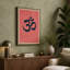 Om in Geometry Minimalist - Wrapped Canvas-1793030938-1793030919