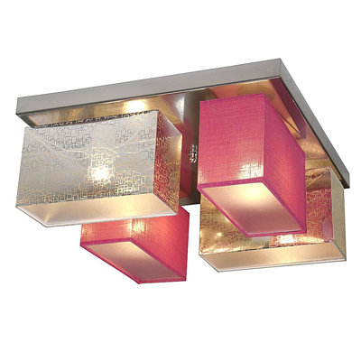 Partlow Fabric Semi Flush Mount