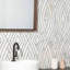 Krista Watterworth New Palm Beach 12x12 Polished Marble Mosaic Tile