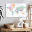 Keiri Labelled Pastel World Map-108158732
