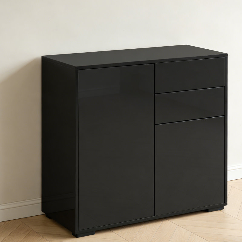 79cm Sideboard, Black