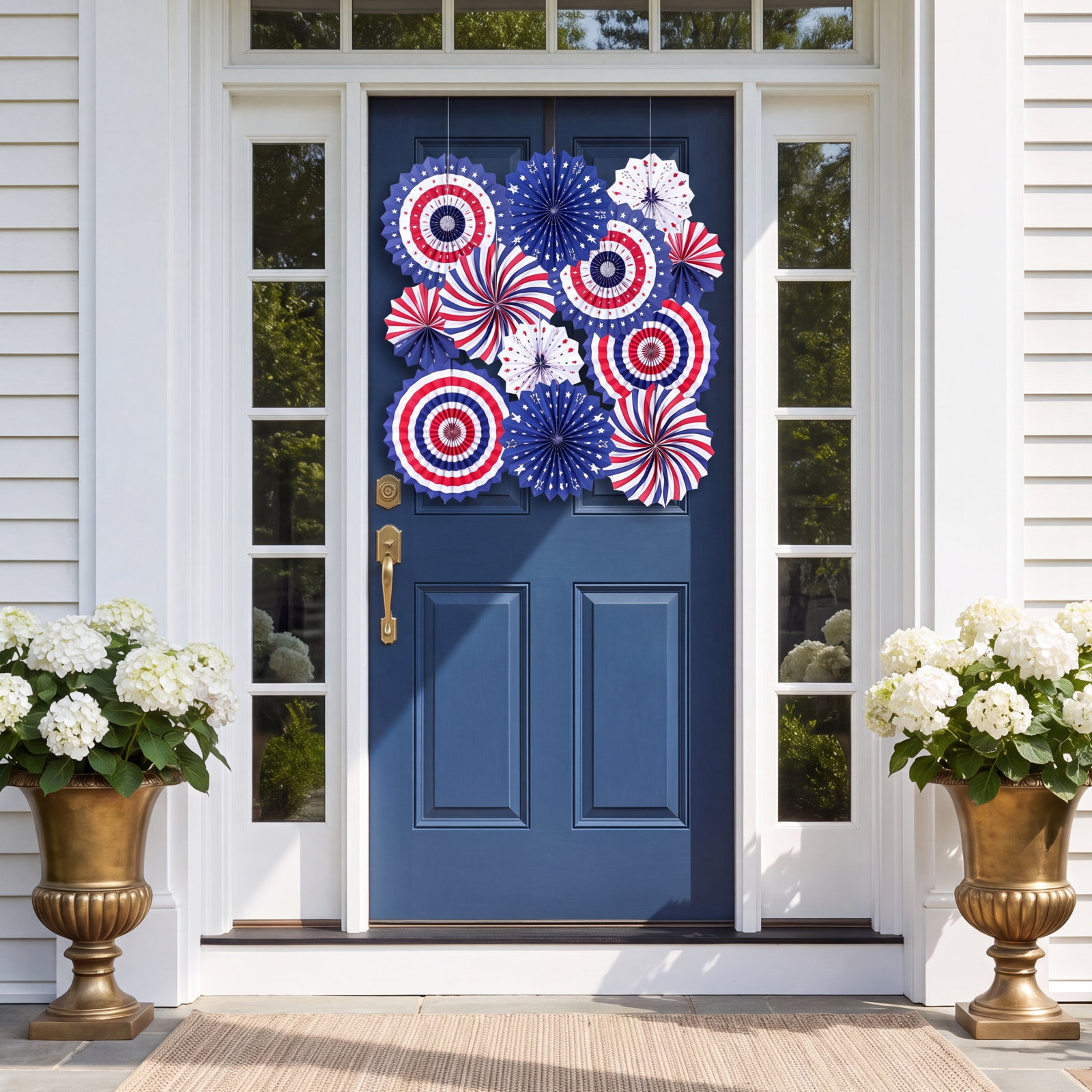 12-Piece Hanging Fan Set