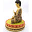 Figurine Bouddha assis sur lotus