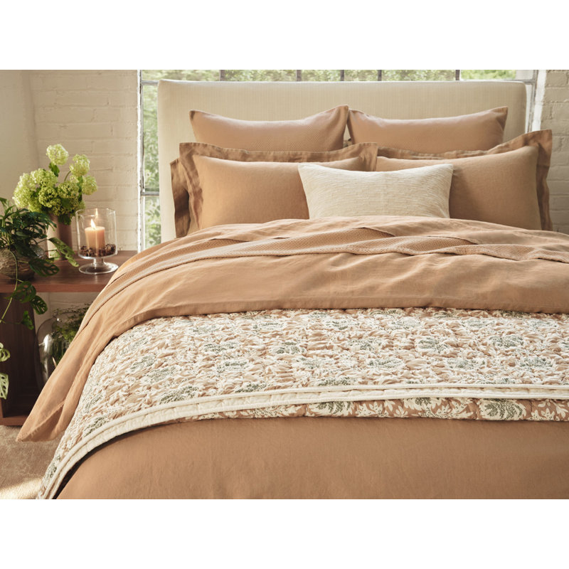 Coyuchi Organic Relaxed Linen Duvet Cover, Full/Queen Duvet Cover, Doe