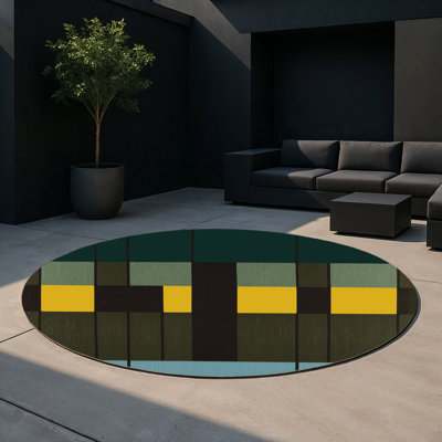 Tapis intérieur et extérieur Tesselated Terrain