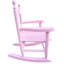 Chaise à bascule Pink's