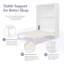 Armoire-lit escamotable à paroi double ultra-mince avec système de levage à deux pistons, unité de rangement intégrée et base à lattes flexibles Mabe-1126727208