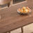Solid wood table with simple rounded corners-106483567
