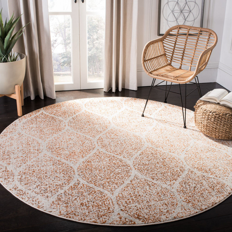 Balcom Performance Geometric Rug, Square 9'