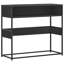 Console Table Black 90X35x80 Cm Engineered Wood-454928571