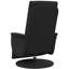 Fauteuil inclinable de massage Vidaxl, similicuir noir, métal, contreplaqué standard-1549920259