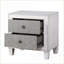 Table de chevet 2 tiroirs Modern Modern