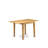 3 Piece Dining Table Set Contains a Rectangle Dining Room Table with Dropleaf and 2 Brown Linen Fabric Upholstered Chairs, Oak-1782605763-1782605772-1782605773
