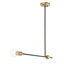 Luminaire suspendu à 1 lumière Fredricks-833377350
