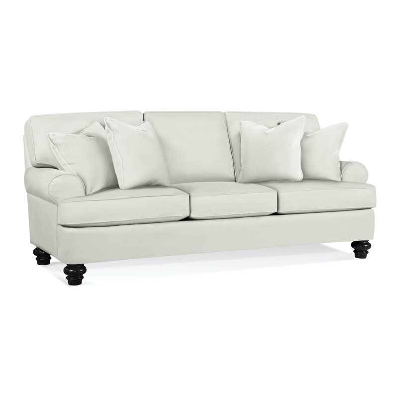 Lowell Sofa, Black, Snow Crypton Performance; 0884-91