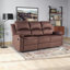 Canapé inclinable manuel 81,5 po en microfibre avec dossier ultra doux (ensemble de 2)-137443599