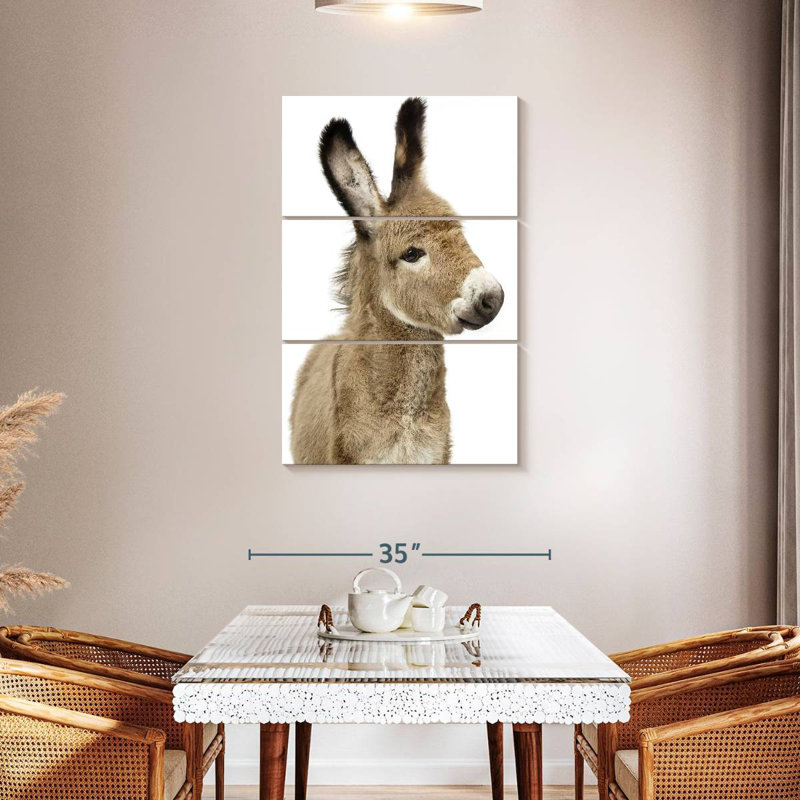 Baby Donkey, 45" H x 28" W