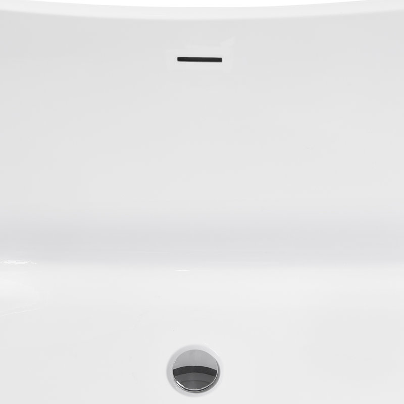 Baignoire de trempage autoportante en acrylique 60 po. X 27 po.