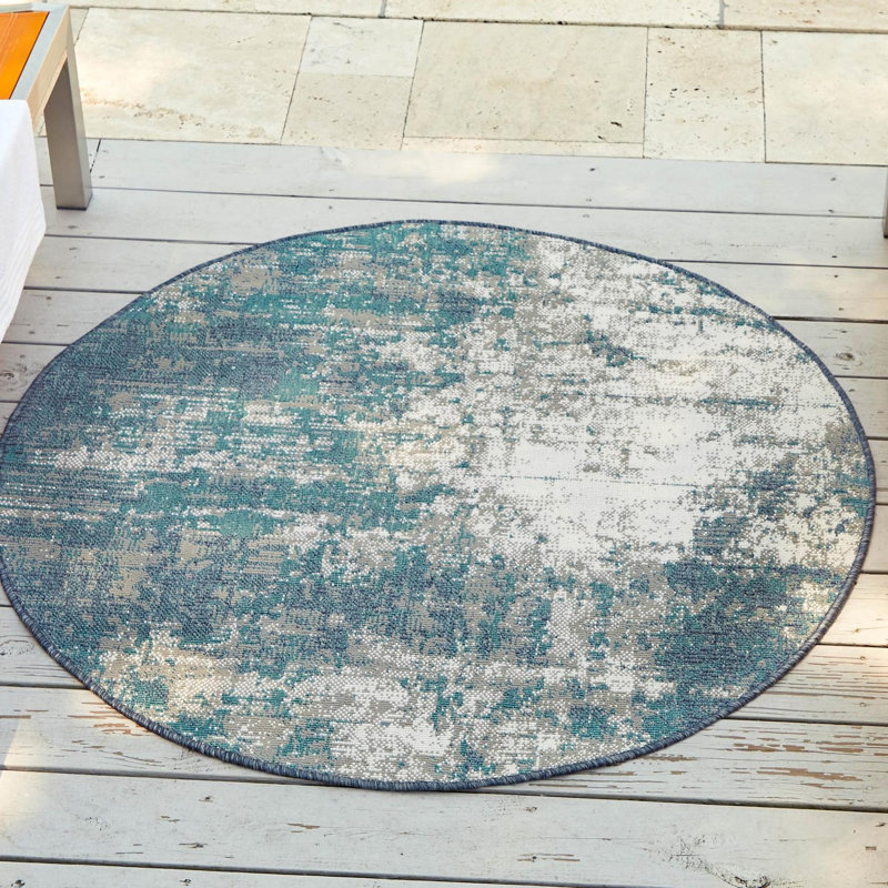 Keimara Indoor / Outdoor Rug, Round 4'