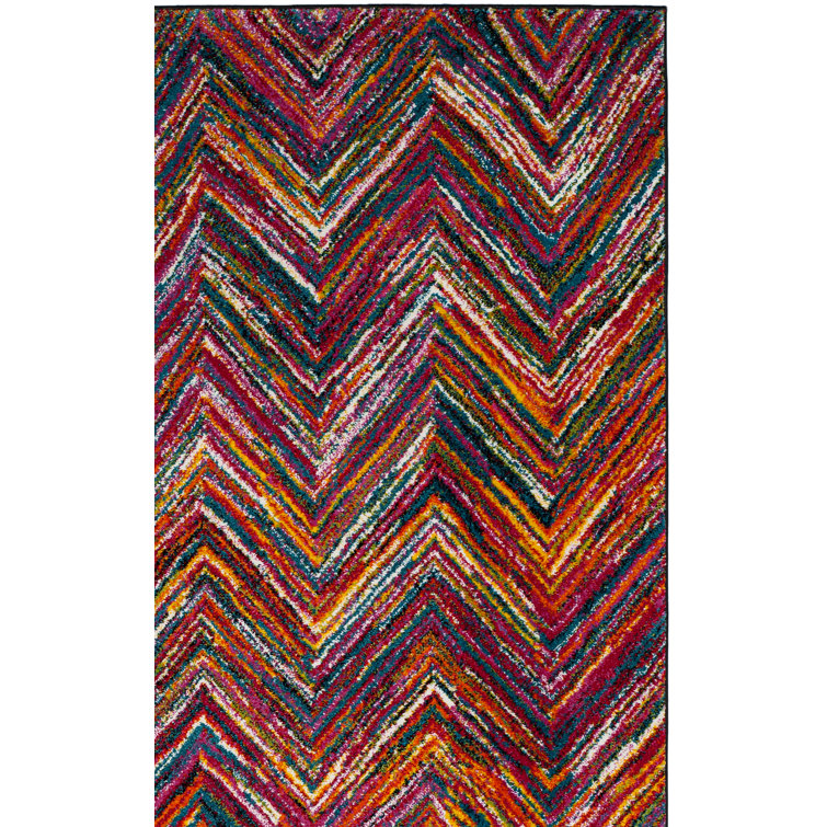 Miley Performance Chevron Rug