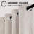 Lythrodontas Faux Linen Total Blackout Curtain Panels-75185245-75185230