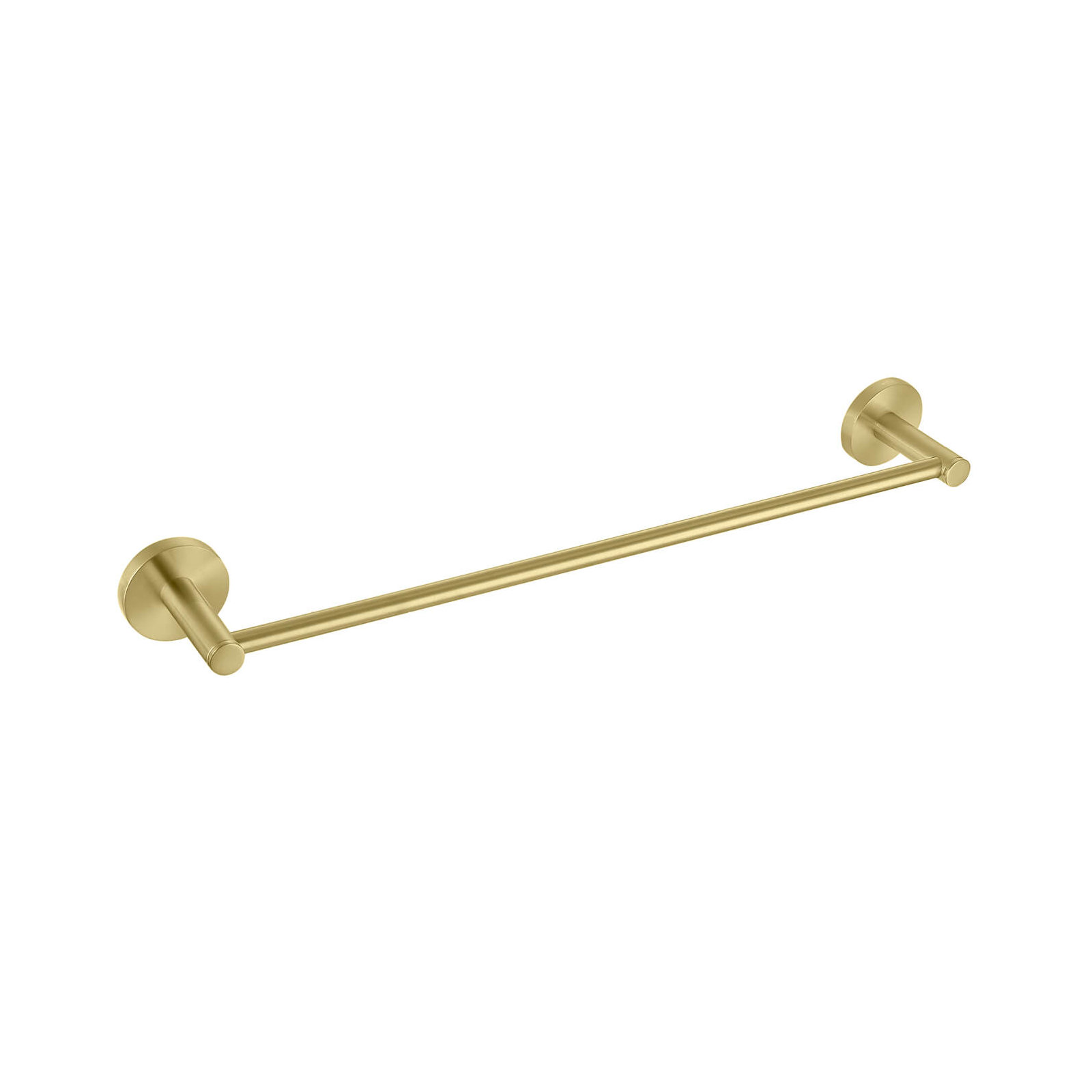 Wall Mounted Towel Bar, 2.13" H x 19.81" W x 2.88" D, Brushed Gold