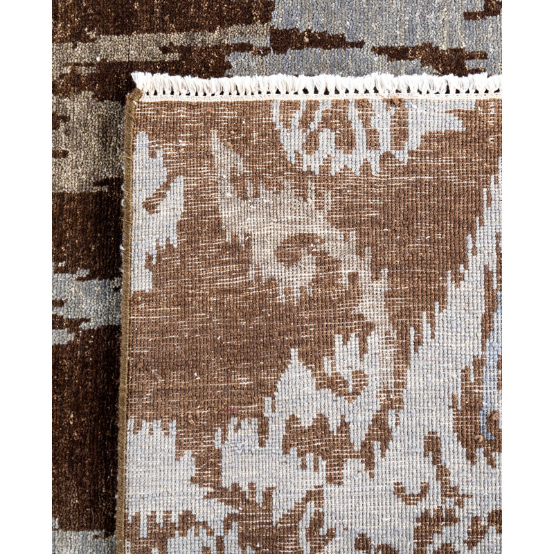Overdyed One-of-a-Kind 8' 0" X 10' 2" Hand Knotted Area Rug