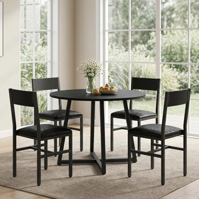 Chaise d'appoint rembourrée moderne avec dossier ergonomique et siège rembourré
