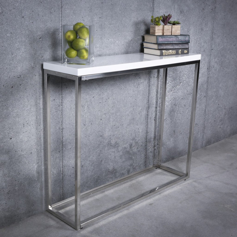 Console Ad Wilson, Blanc, Argent argent