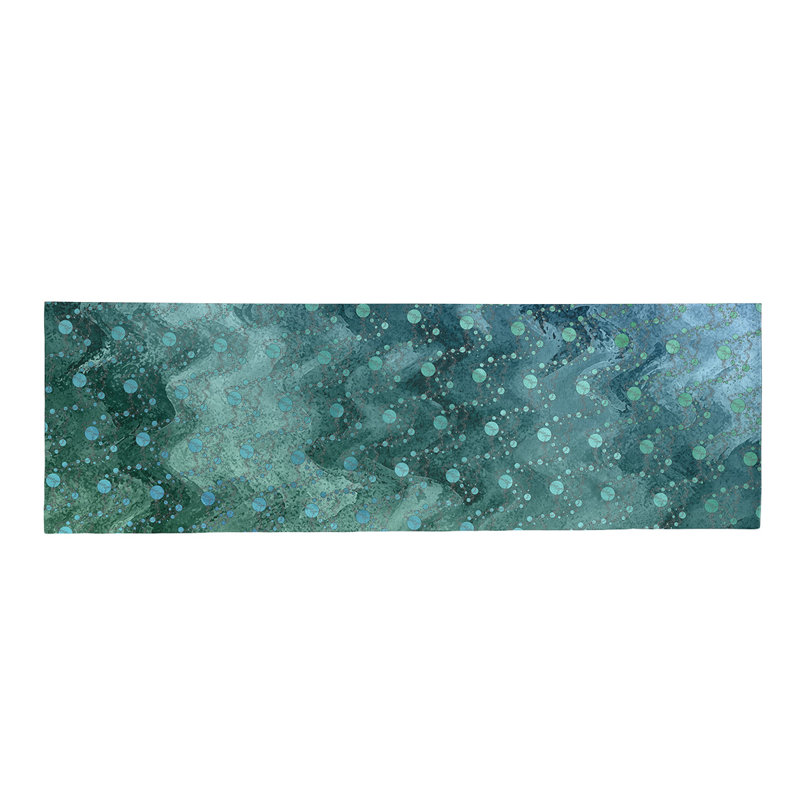 Chenille Polka Dots Indoor Rug, Runner 2'6" x 8'
