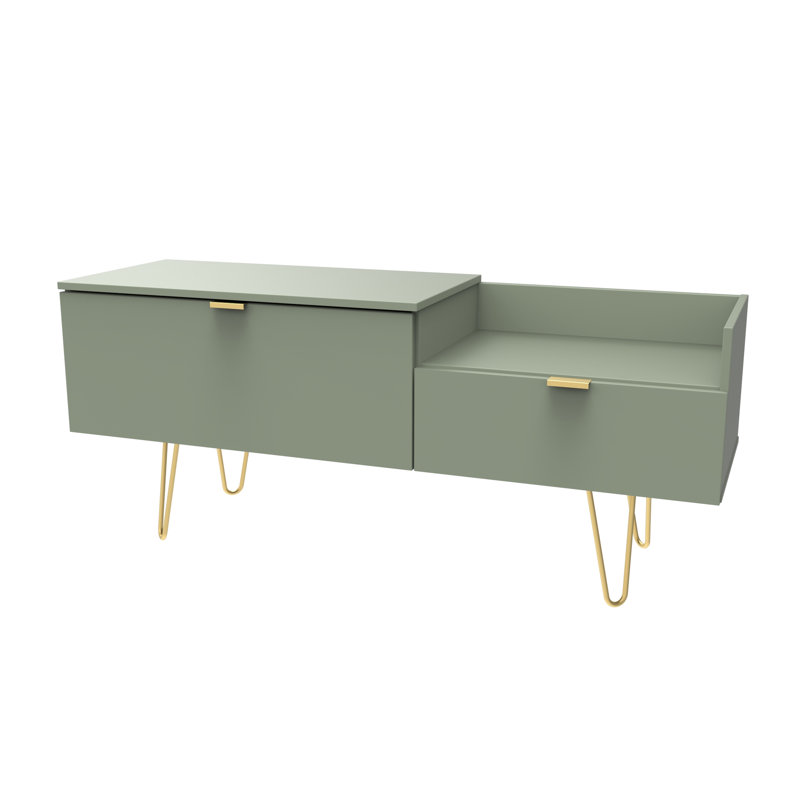 Taeyah TV Console Unit, Green
