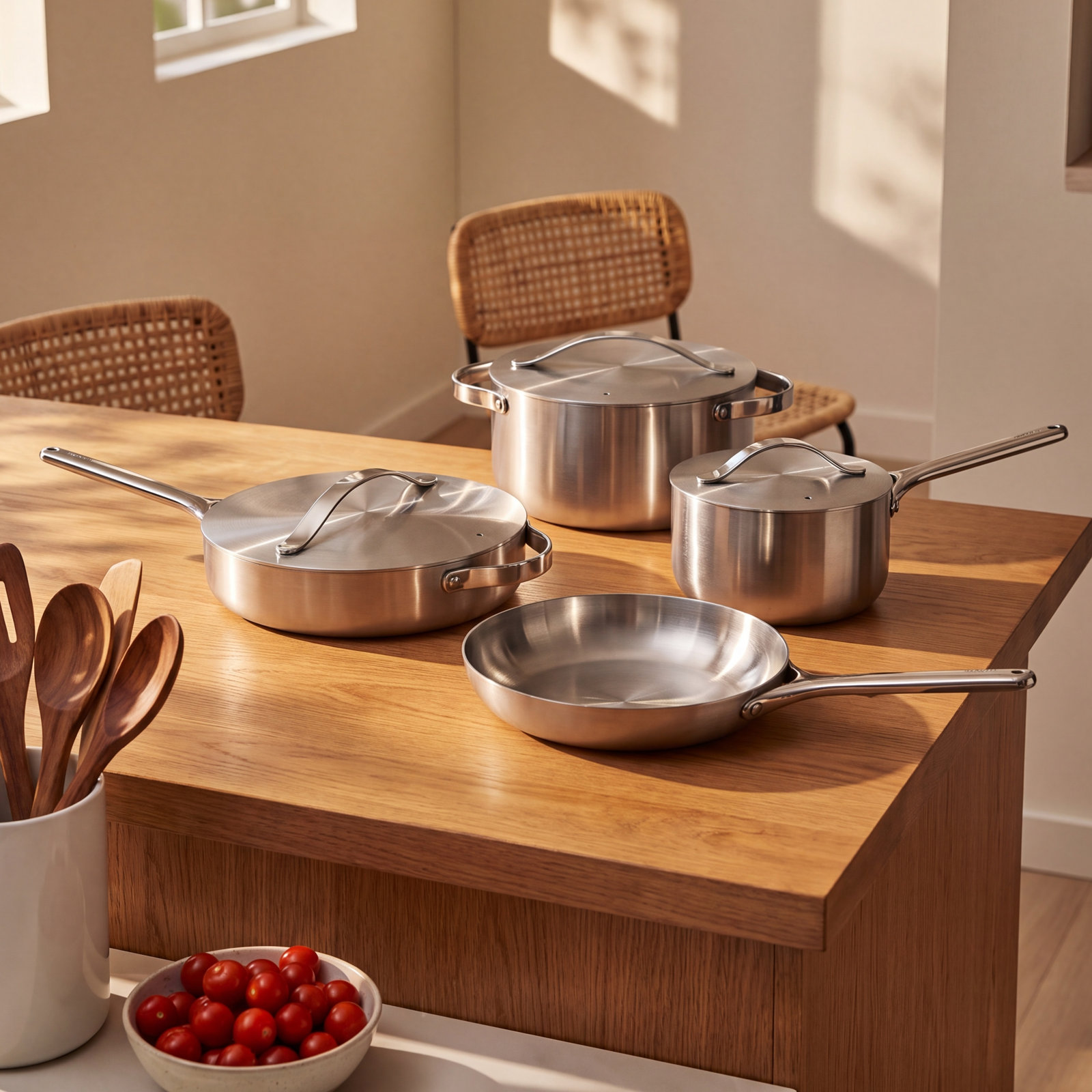 Caraway Stainless Steel Cookware Set