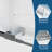48"W X 76" H Double Sliding Semi-Frameless Tub Door With 1/4"(6mm) Clear Tempered Glass-128967877