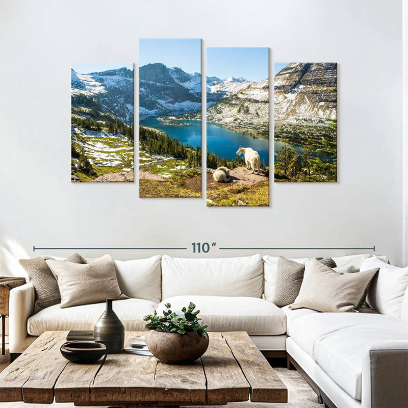 Chèvre du glacier d'Alvord, H 54 po x l 84 po