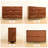 Walnut Dresser for Bedroom, 6 Drawer Brown Wood Dresser with Modern Storage Organizer, Wide Chest of Drawers for Clothes, Closet, Living Room-1978109902