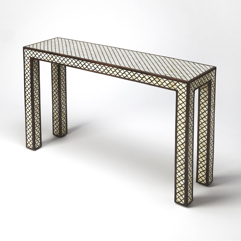 Console en bois massif 43,5 po Wilhemenia