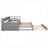 Twin XL Solid Pine Wood Daybed with 2 Trundles, 3 Storage Cubbies, Free Light &amp; USB - Gray, No Box Spring Needed-135773077