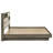Savannah Eastern King Bed Bookcase Headboard Grey Oak-759248915
