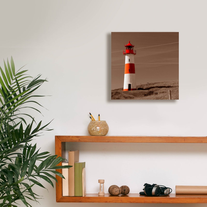 "Phare" par Photoinc Studio, art mural sur toile, H 12 po x l 12 po x P 0,75 po