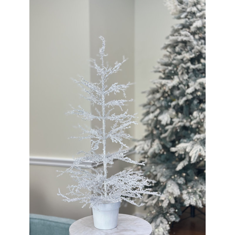 Frosted Potted Tree - 36 Inches