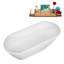 Baignoire autoportante 61 "avec drain interne 61" Streamline-101697755