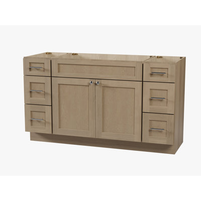 Disar 60" Single Bathroom Vanity Base Only