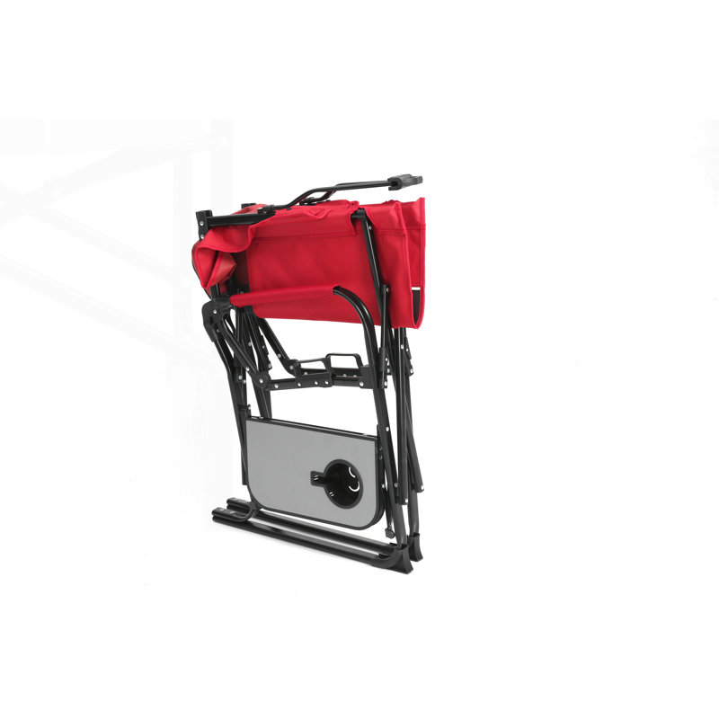 Chaise pliante surdimensionnée portable, Rouge